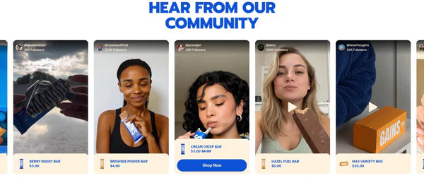 Community Video Carousel